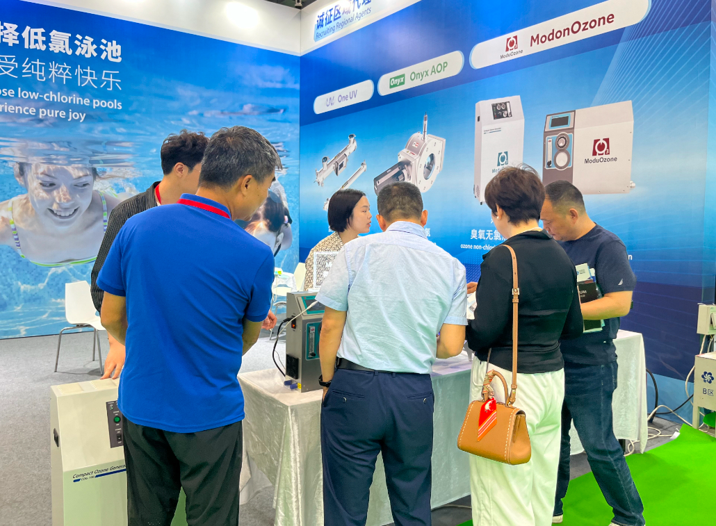 精彩存檔丨安力斯閃耀2024亞洲泳池SPA展，共護泳池潔凈！